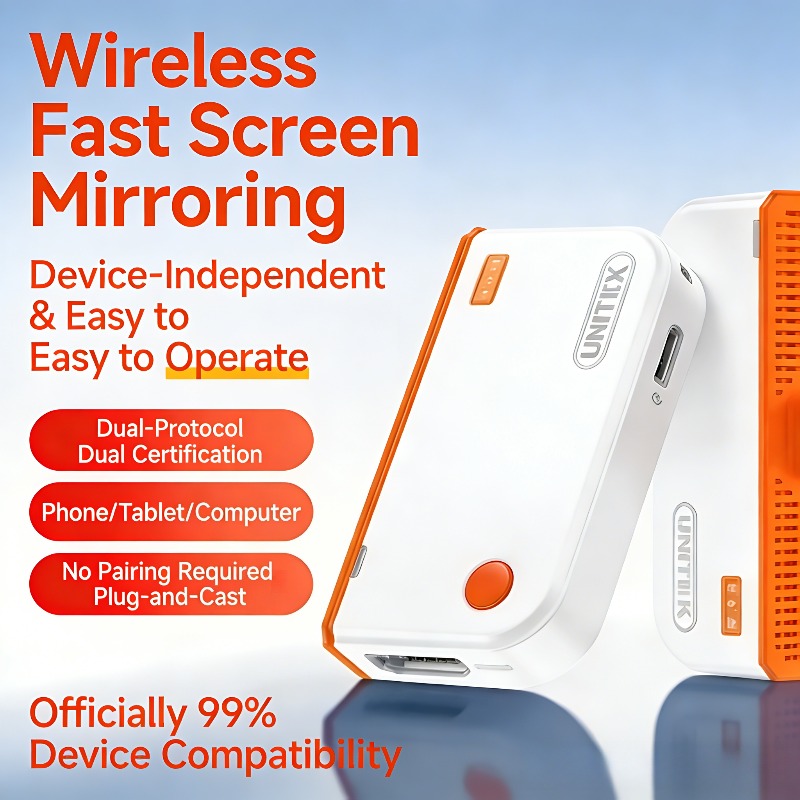 Hdmi Phone Adapter - 50M HDMI-Compatible Type C Wireless Video
