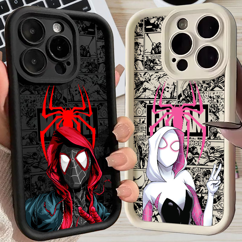 Spiderman Miles Morales Gwen M - Phone Accessories Iphone ulasan dan harga