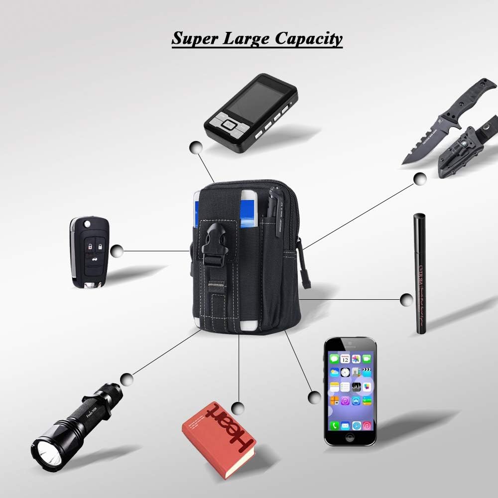 Tactical Molle Belt Pouch Mili - Phone Accessories Are ulasan dan harga