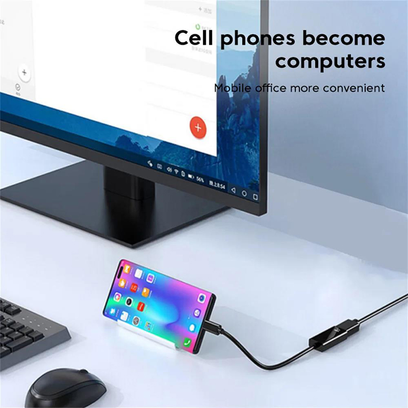 Type C to HDMI-compatible Adap - Hdmi Phone Adapter ulasan dan harga