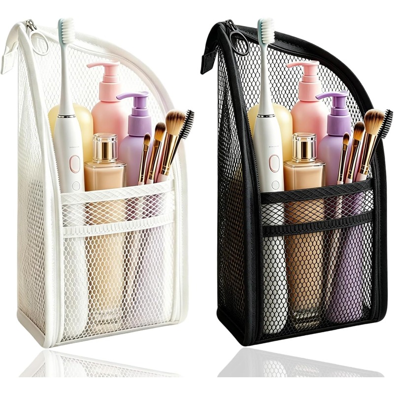 Mesh Toiletry Bag Breathable Q - Phone Accessories For Travel ulasan dan harga