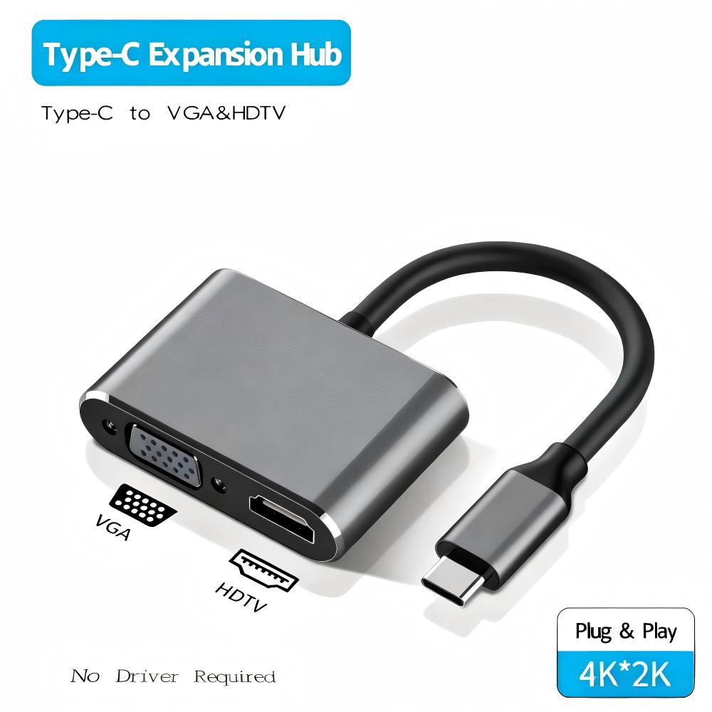 USB 3.0/TYPE-C to HDMI VGA Ada - Hdmi Phone Adapter ulasan dan harga