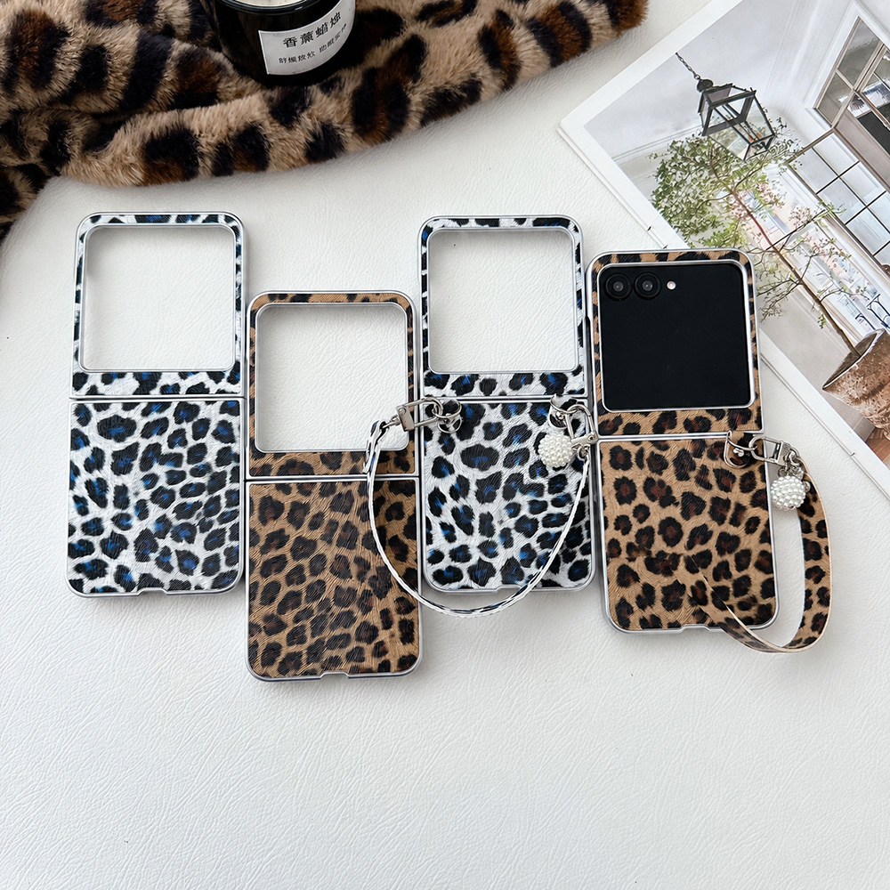 Leopard Print Folding Flip Pho - Phone Accessories For Travel ulasan dan harga