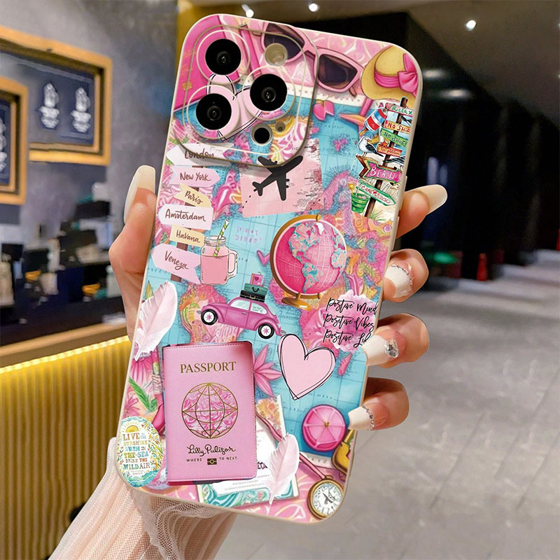 Travel Plane Printed Matte Ant - Phone Accessories For Travel ulasan dan harga