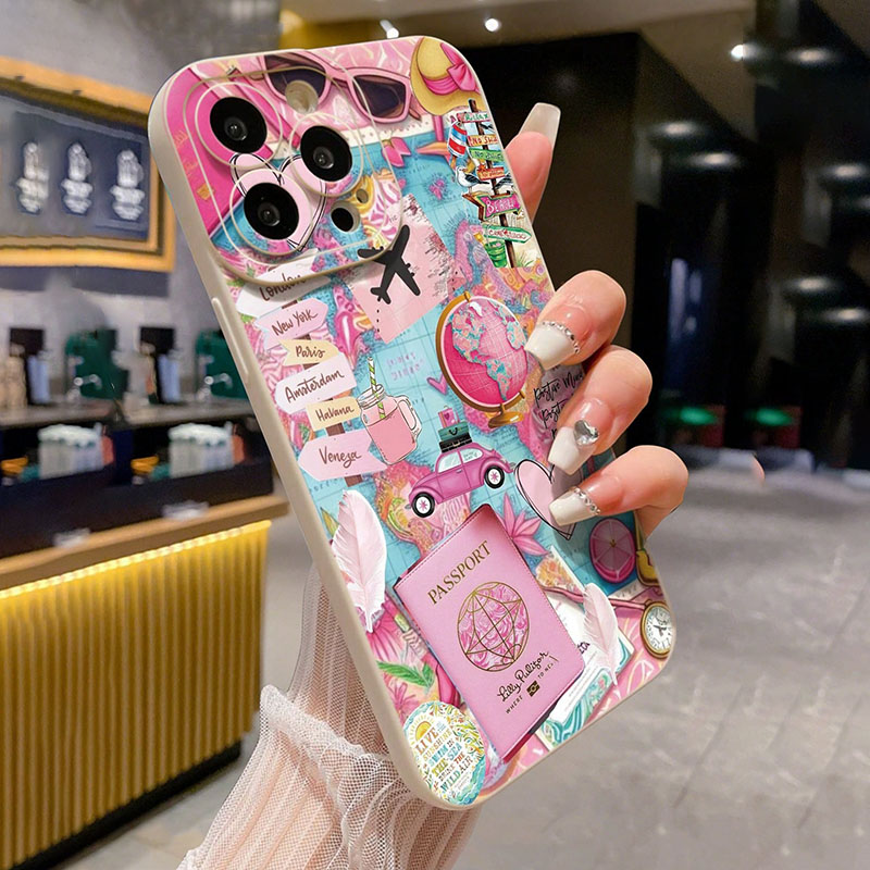 Travel Plane Printed Matte Ant - Phone Accessories For Travel ulasan dan harga