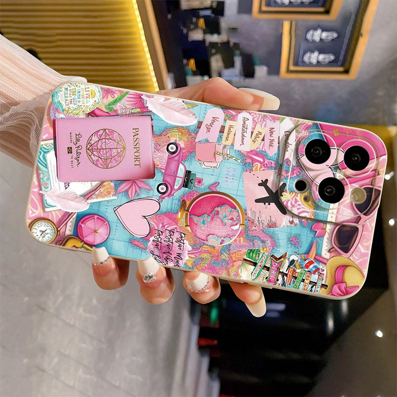 Travel Plane Printed Matte Ant - Phone Accessories For Travel ulasan dan harga