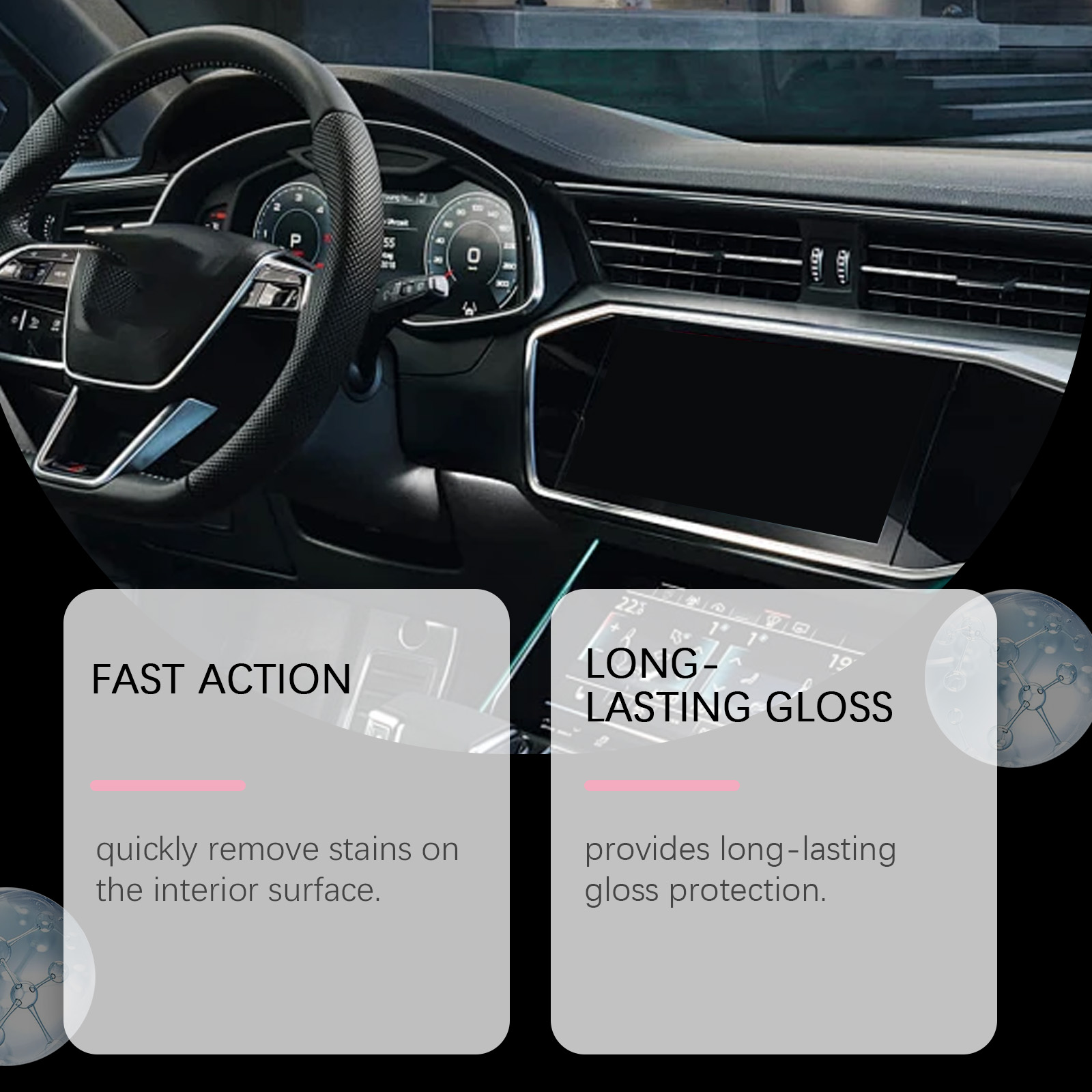 100ml Auto Interior Polish Car - Screen Cleaner Spray ulasan dan harga