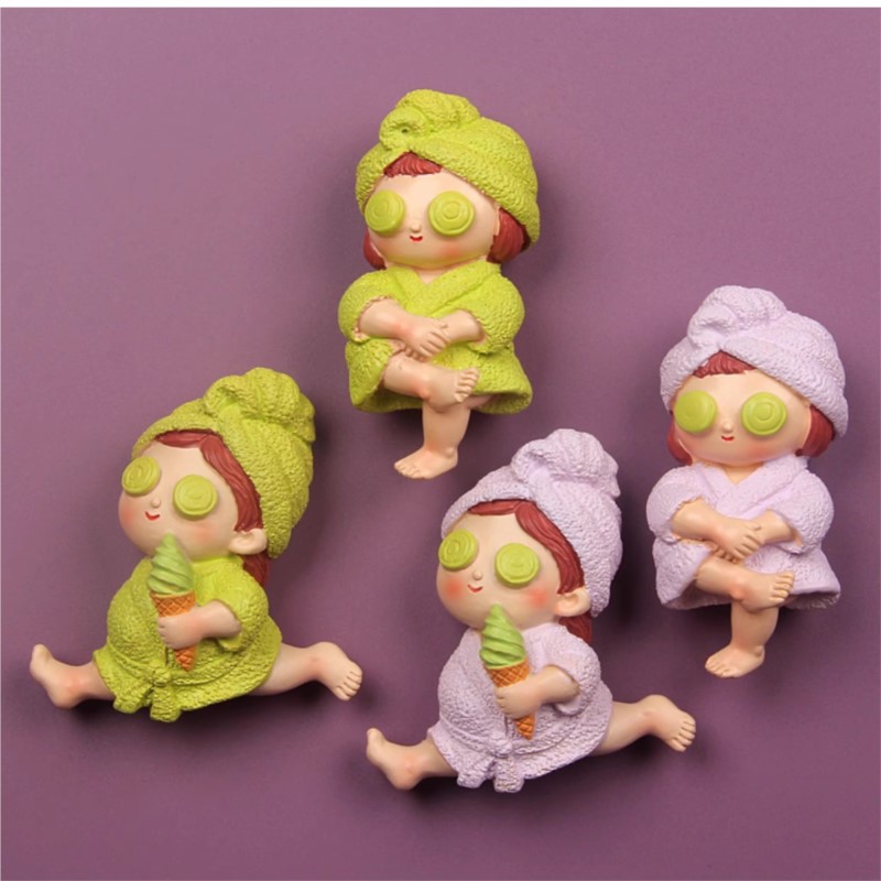 Wearing Nightgown Girl Resin R - Phone Accessories For Old People ulasan dan harga