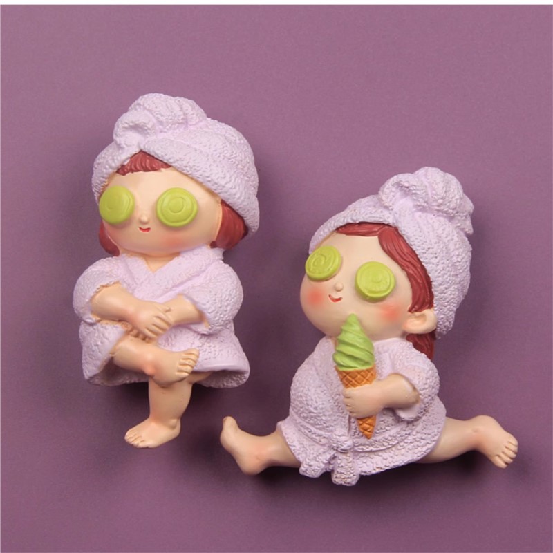 Wearing Nightgown Girl Resin R - Phone Accessories For Old People ulasan dan harga