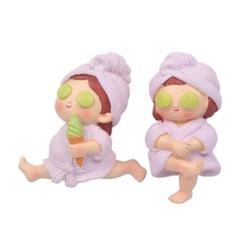 Wearing Nightgown Girl Resin R - Phone Accessories For Old People ulasan dan harga