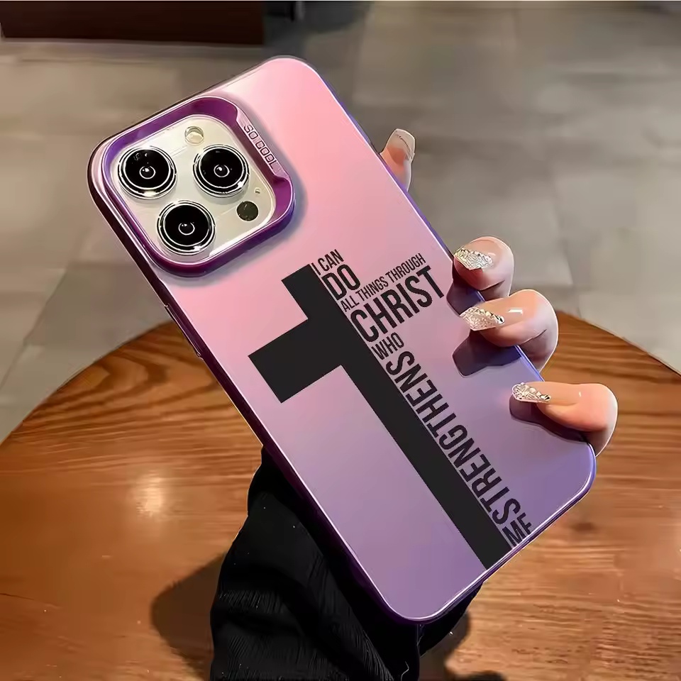 Anti Fingerprint Cross Bible P - Phone Accessories Iphone ulasan dan harga