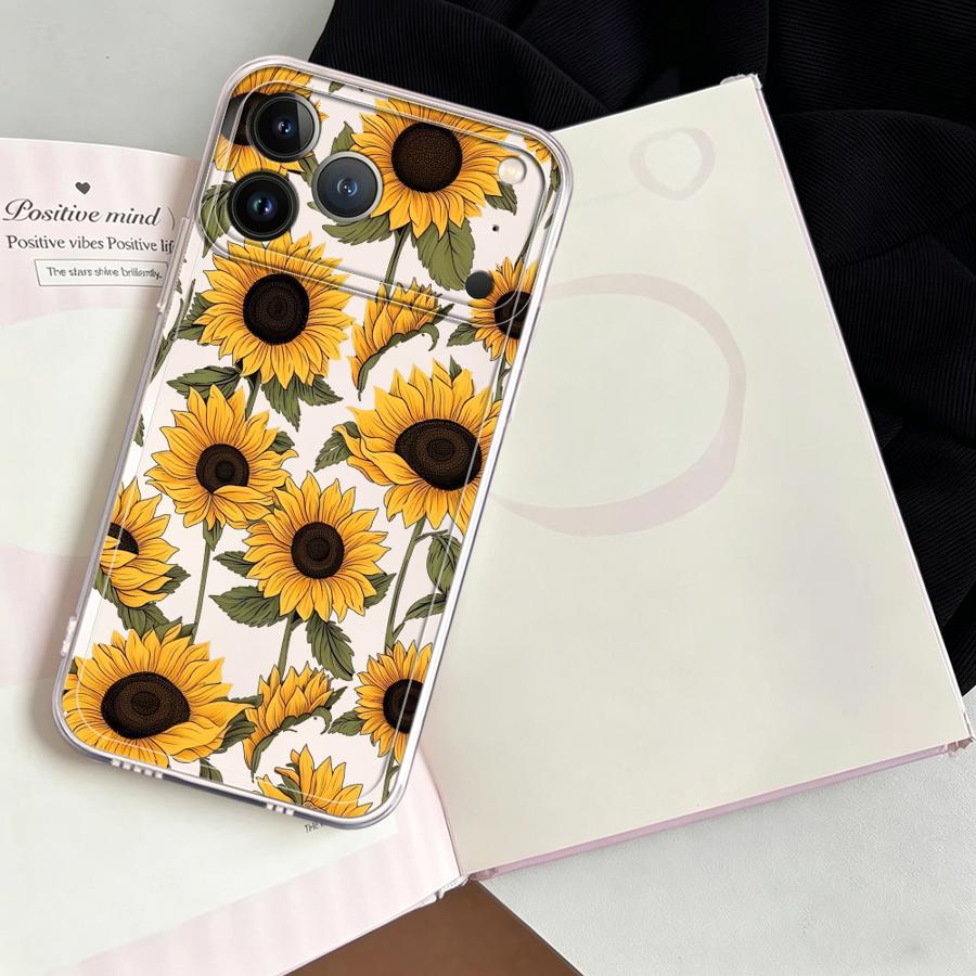 Cute Sunflower Pattern Case fo - Phone Accessories Iphone ulasan dan harga