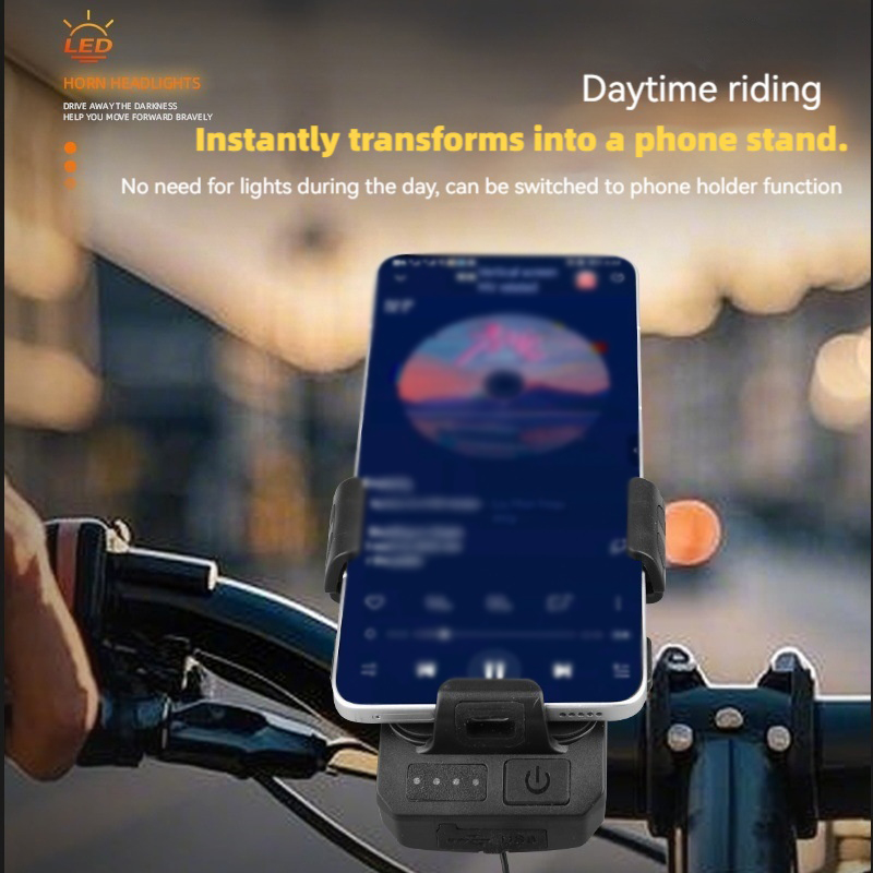 Bicycle Front Light with Horn  - Phone Zone Accessories & Repair ulasan dan harga
