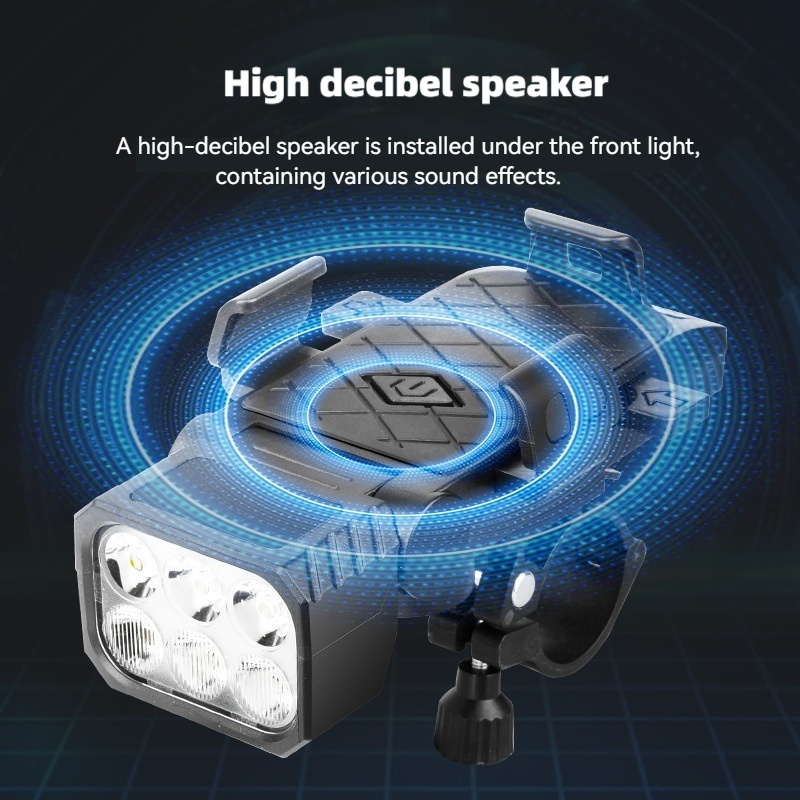 Bicycle Front Light with Horn  - Phone Zone Accessories & Repair ulasan dan harga