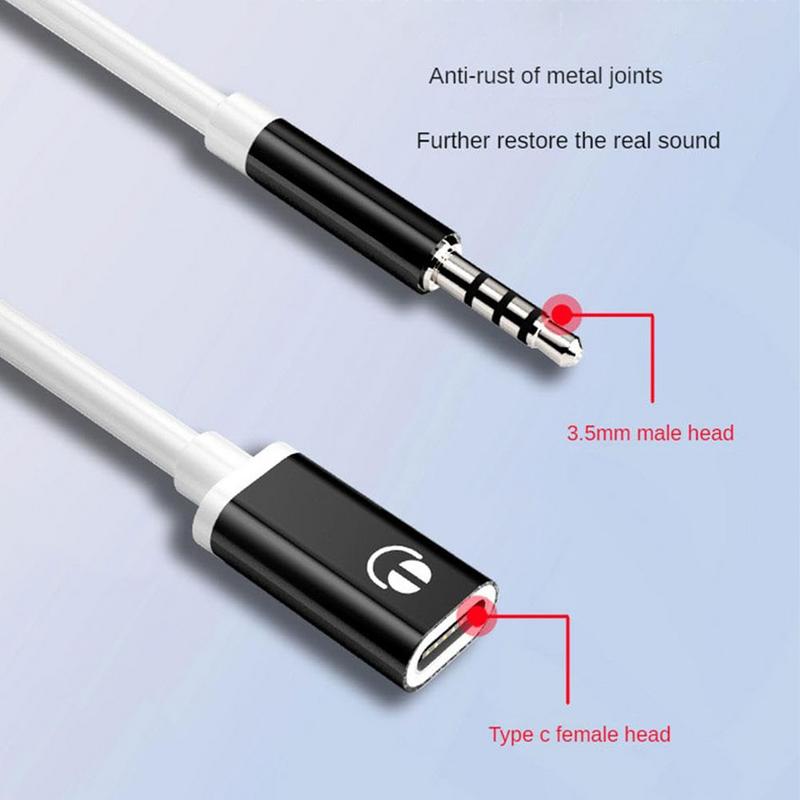 3.5mm Male To Type C Female Au - Hdmi Phone Adapter ulasan dan harga