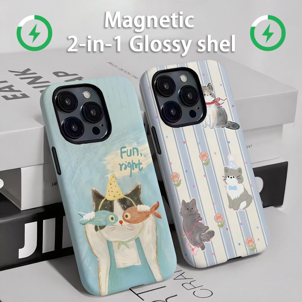 Cute cats and dogs  Phone Case - Phone Accessories Iphone ulasan dan harga