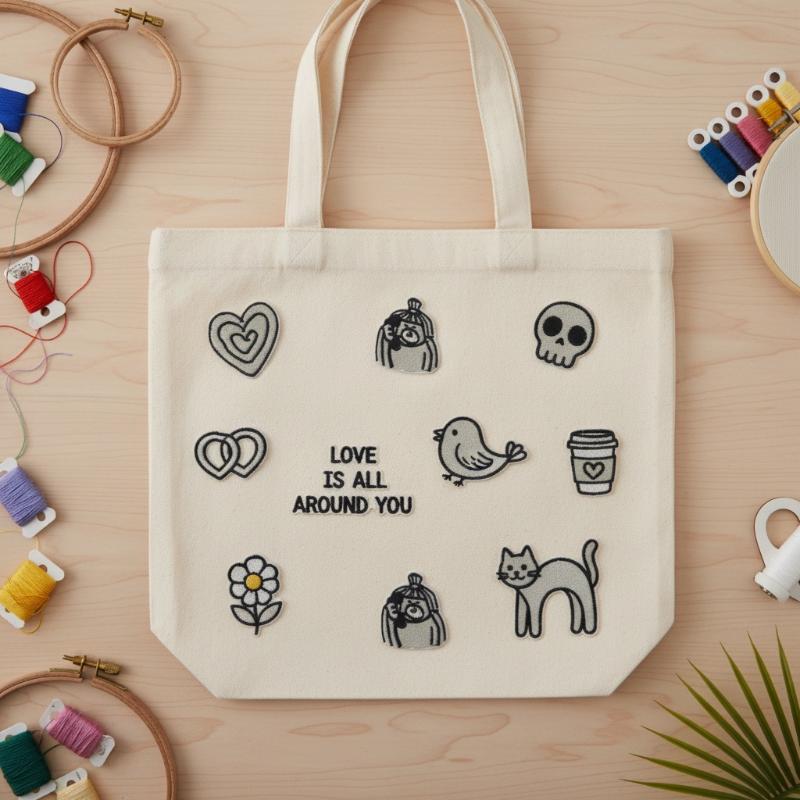 1Set Heart Cat Skull Birds Emb - Phone Accessories Are ulasan dan harga