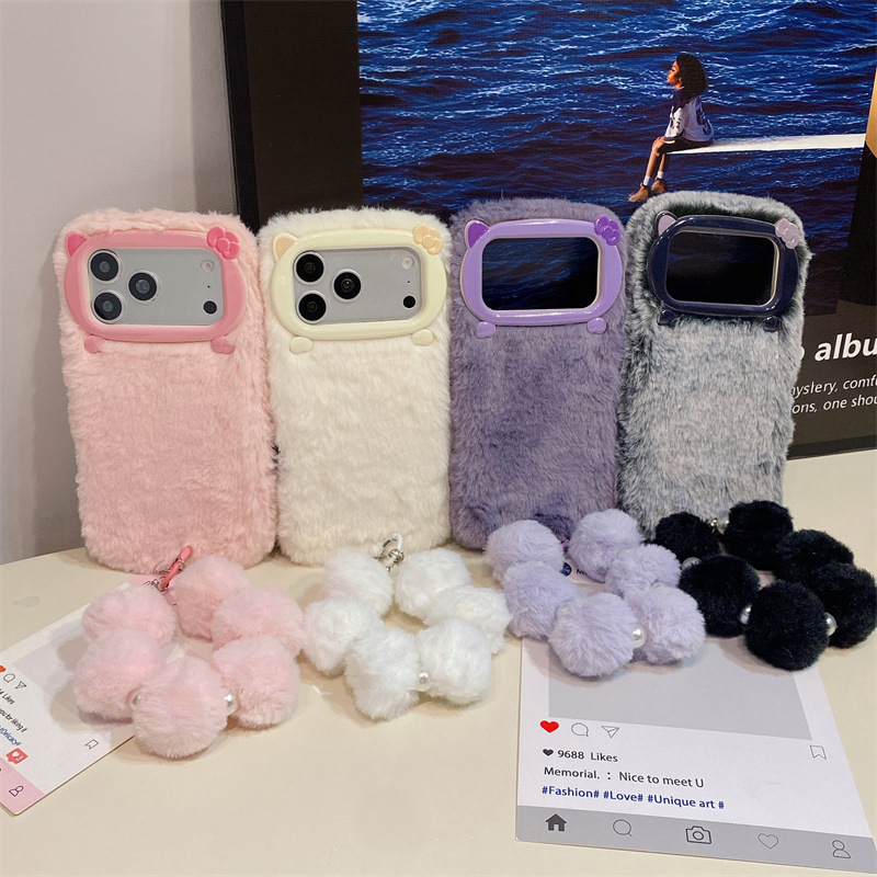 Luxury Solid Colors Furry Plus - Phone Accessories Iphone ulasan dan harga
