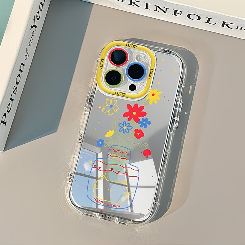 Summer Daisy Cat Vase Design M - Phone Accessories Iphone ulasan dan harga