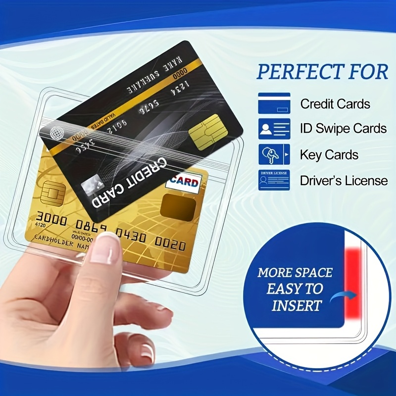 10 sets Transparent PVC ID Car - Phone Accessories For Travel ulasan dan harga