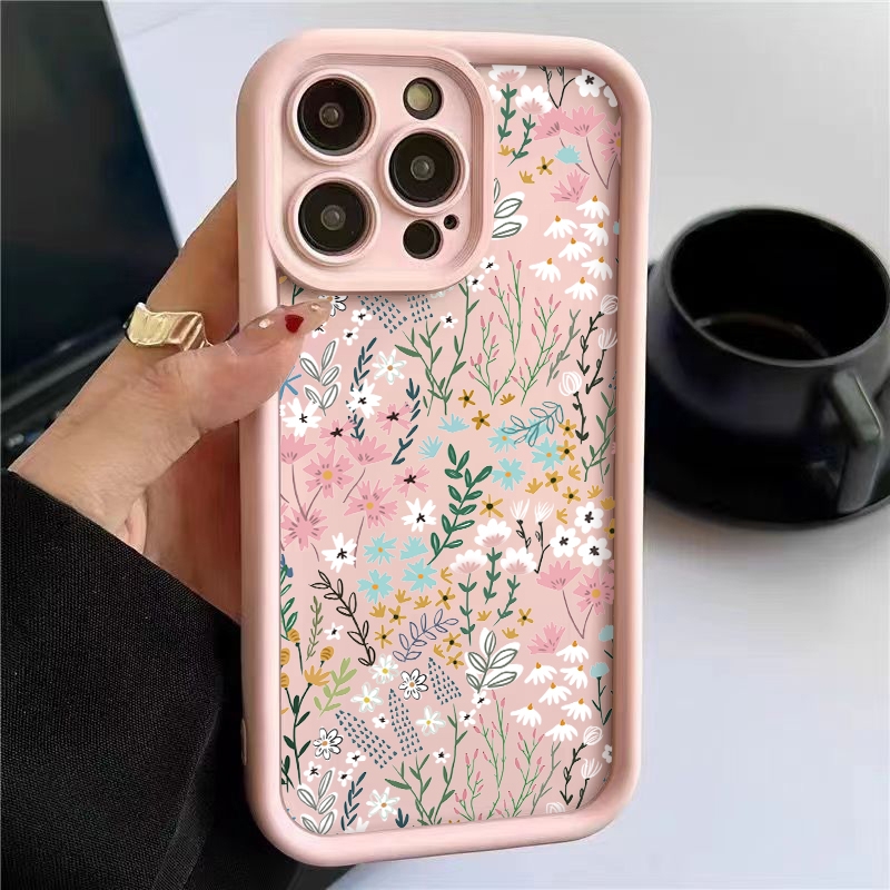 Pink High-bamboo Floral Patter - Phone Accessories Iphone ulasan dan harga