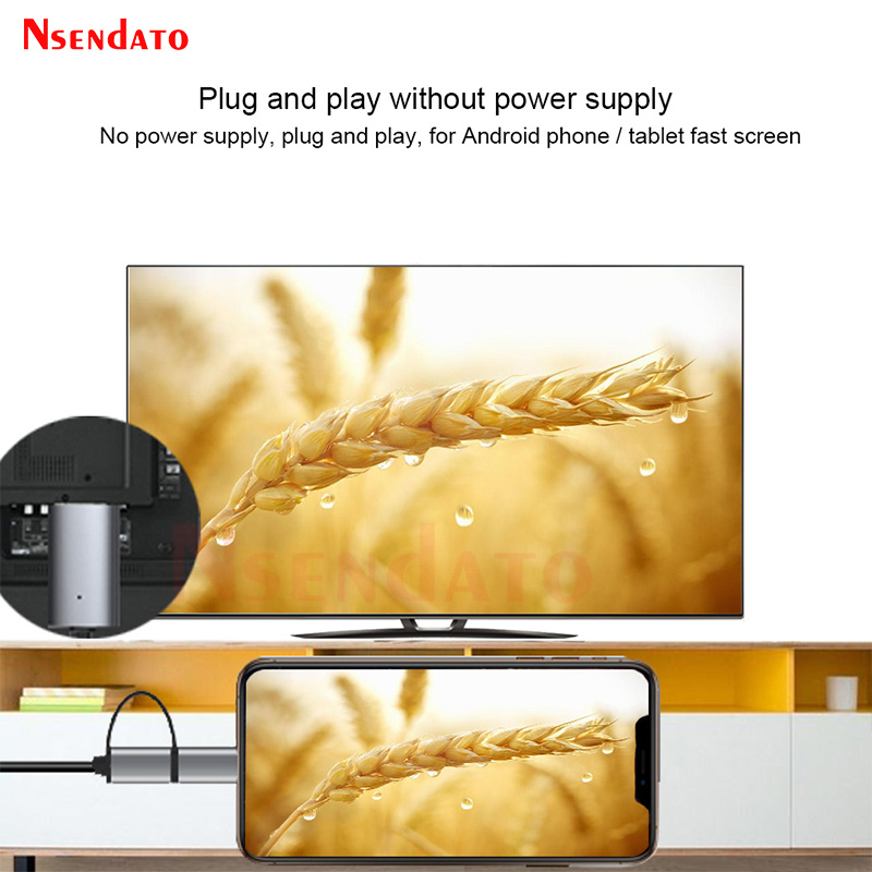Mirascreen LD39 Wired 1080P HD - Hdmi Phone Adapter ulasan dan harga