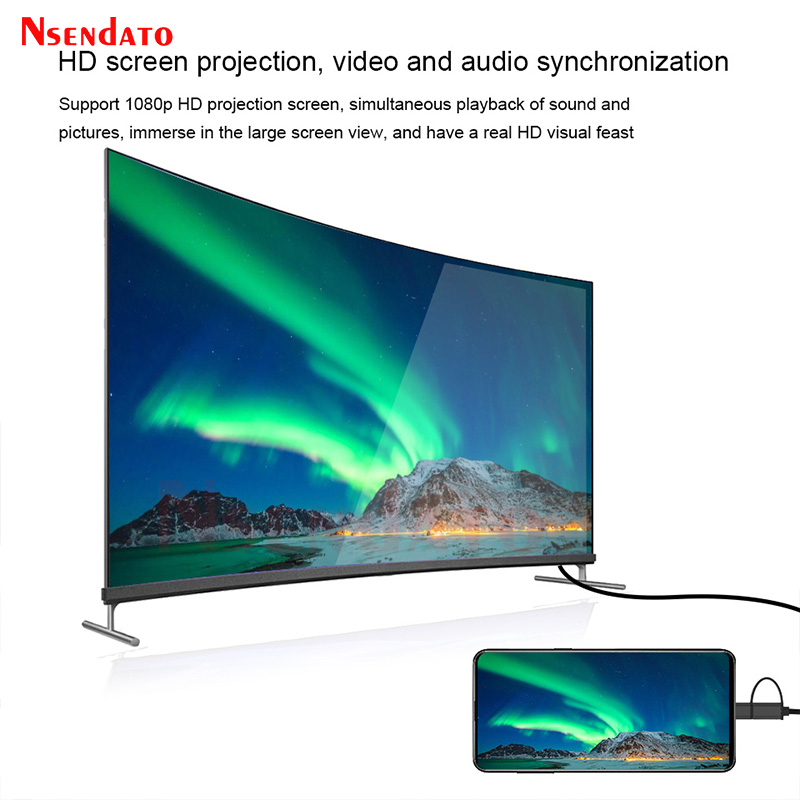 Mirascreen LD39 Wired 1080P HD - Hdmi Phone Adapter ulasan dan harga