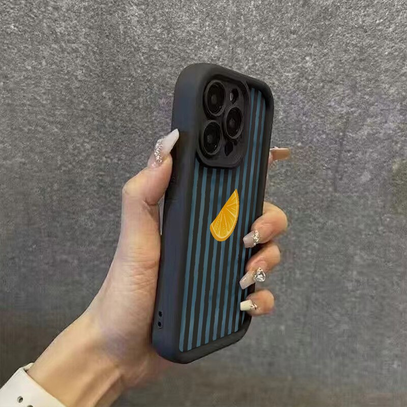 Striped Lemon Slice Pattern Ph - Phone Accessories Iphone ulasan dan harga