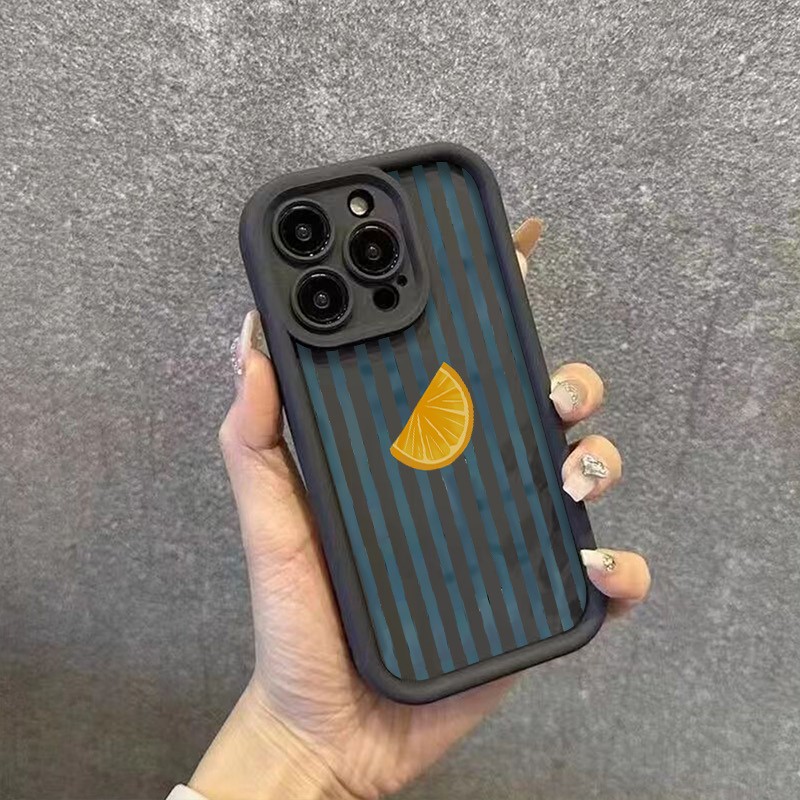 Striped Lemon Slice Pattern Ph - Phone Accessories Iphone ulasan dan harga