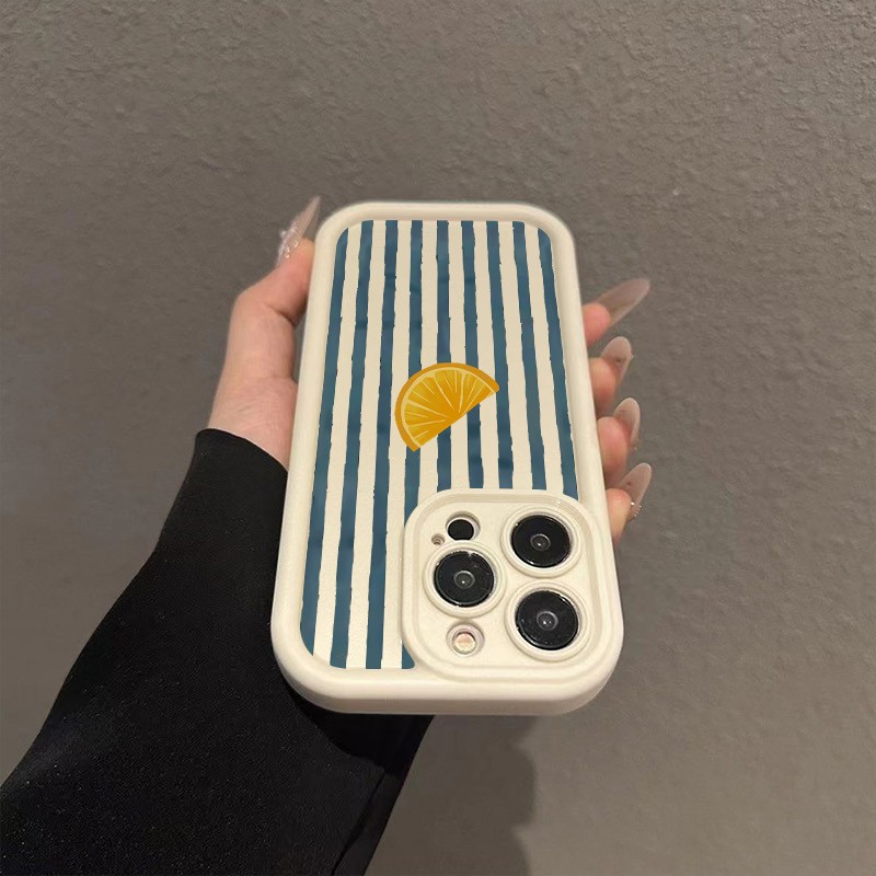 Striped Lemon Slice Pattern Ph - Phone Accessories Iphone ulasan dan harga