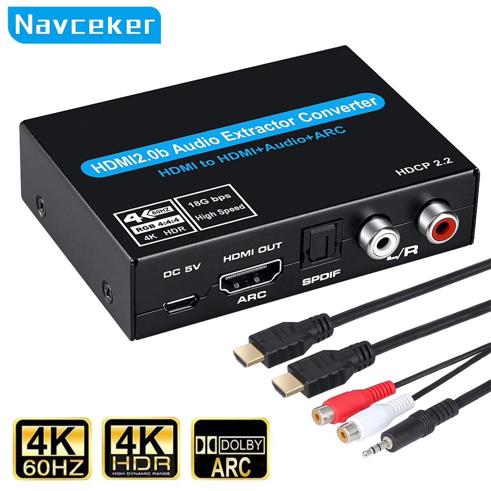 Navceker HDMI Audio Extractor  - Hdmi Phone Adapter ulasan dan harga