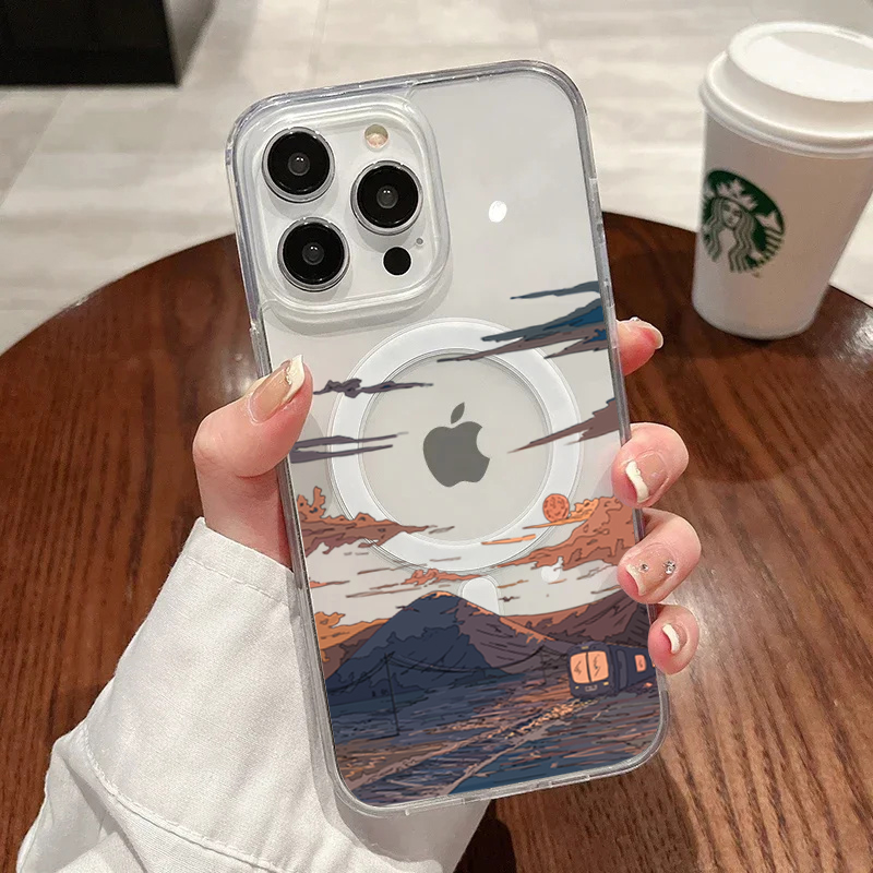 Sunset Pattern Fashion Phone C - Phone Accessories Iphone ulasan dan harga