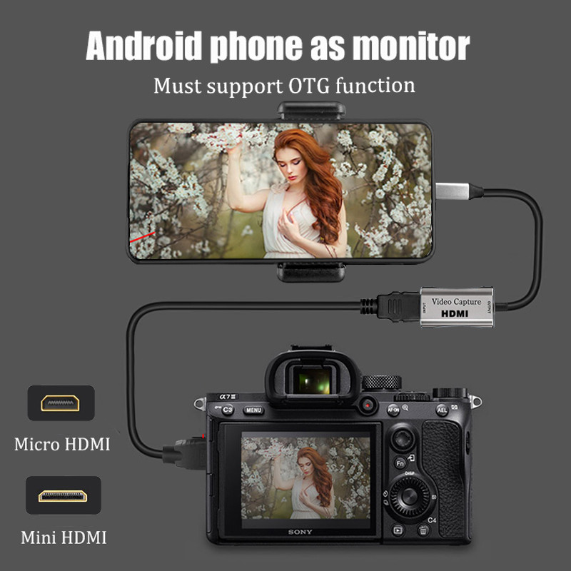 HDMI Adapter 4K Video Capture  - Hdmi Phone Adapter ulasan dan harga
