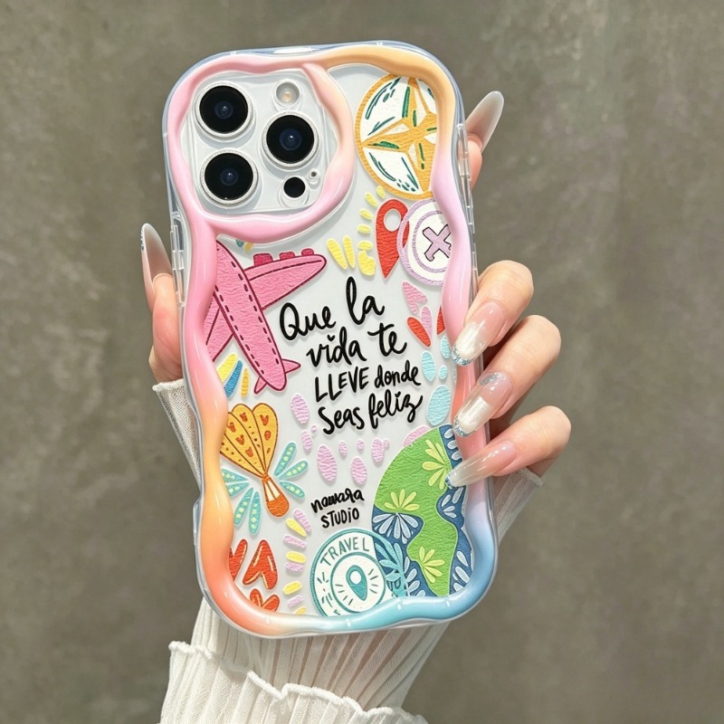 Graffiti Travel Airplane Patte - Phone Accessories For Travel ulasan dan harga