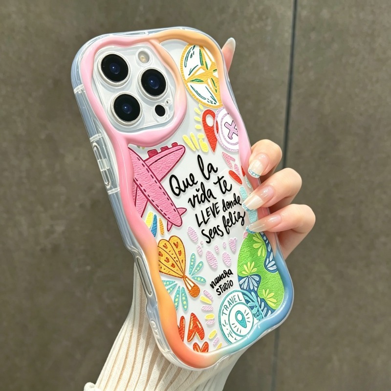 Graffiti Travel Airplane Patte - Phone Accessories For Travel ulasan dan harga
