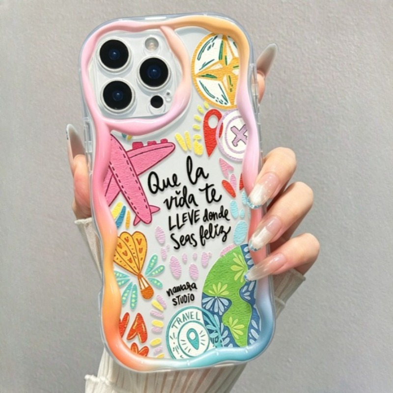 Graffiti Travel Airplane Patte - Phone Accessories For Travel ulasan dan harga
