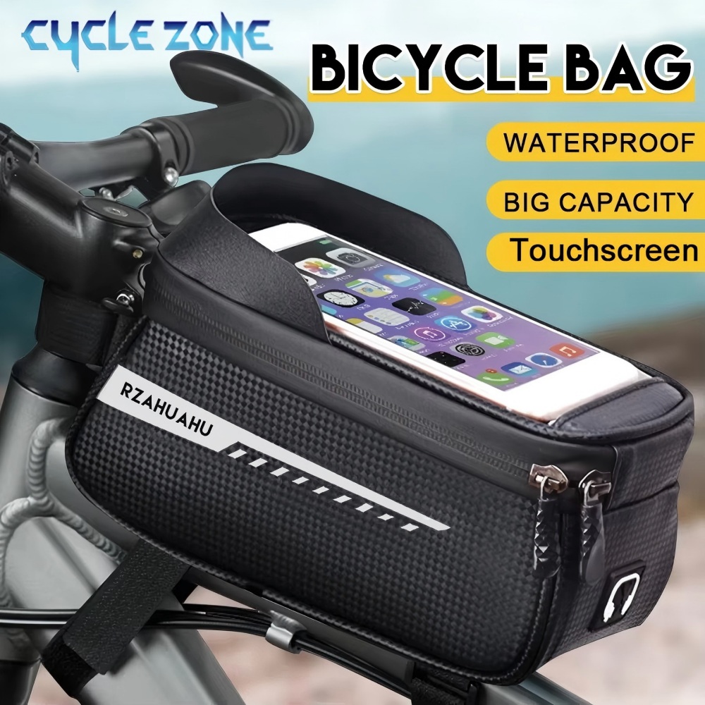 Bicycle Front Beam Bag Front T - Phone Zone Accessories & Repair ulasan dan harga
