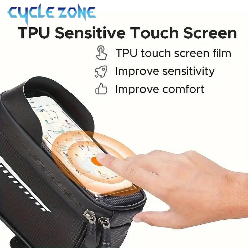 Bicycle Front Beam Bag Front T - Phone Zone Accessories & Repair ulasan dan harga