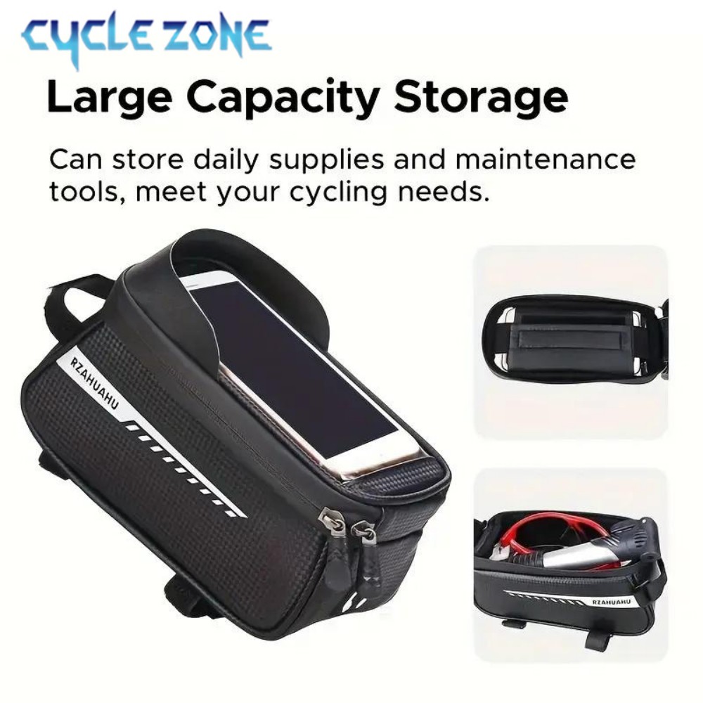 Bicycle Front Beam Bag Front T - Phone Zone Accessories & Repair ulasan dan harga