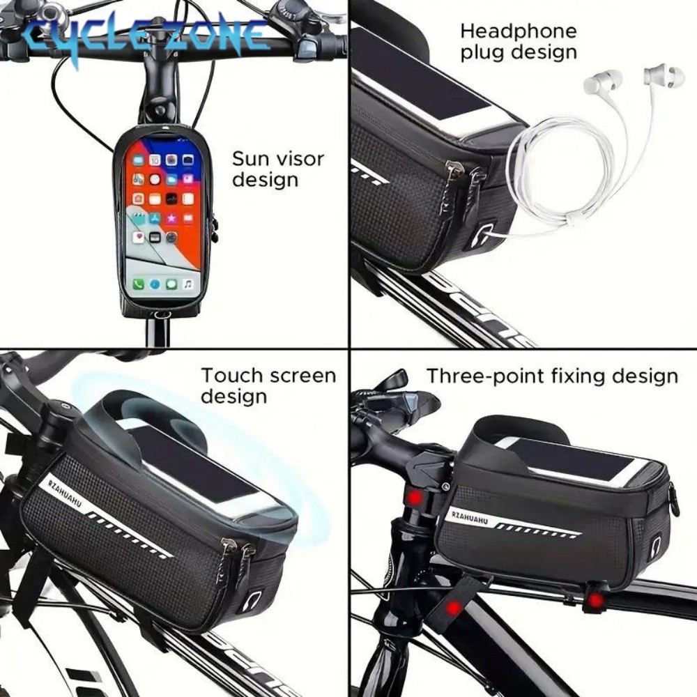 Bicycle Front Beam Bag Front T - Phone Zone Accessories & Repair ulasan dan harga