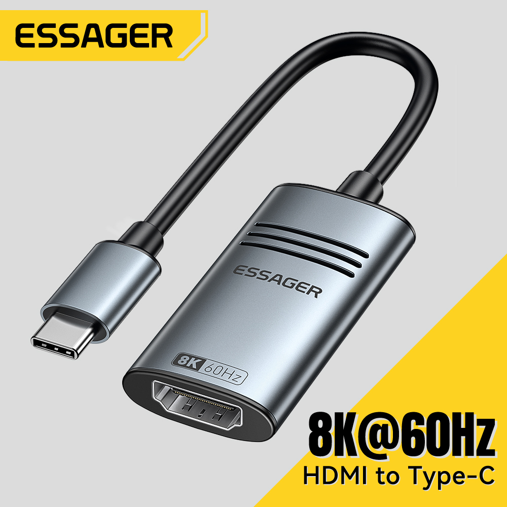 Essager HDMI To USB Type C Ada - Hdmi Phone Adapter ulasan dan harga