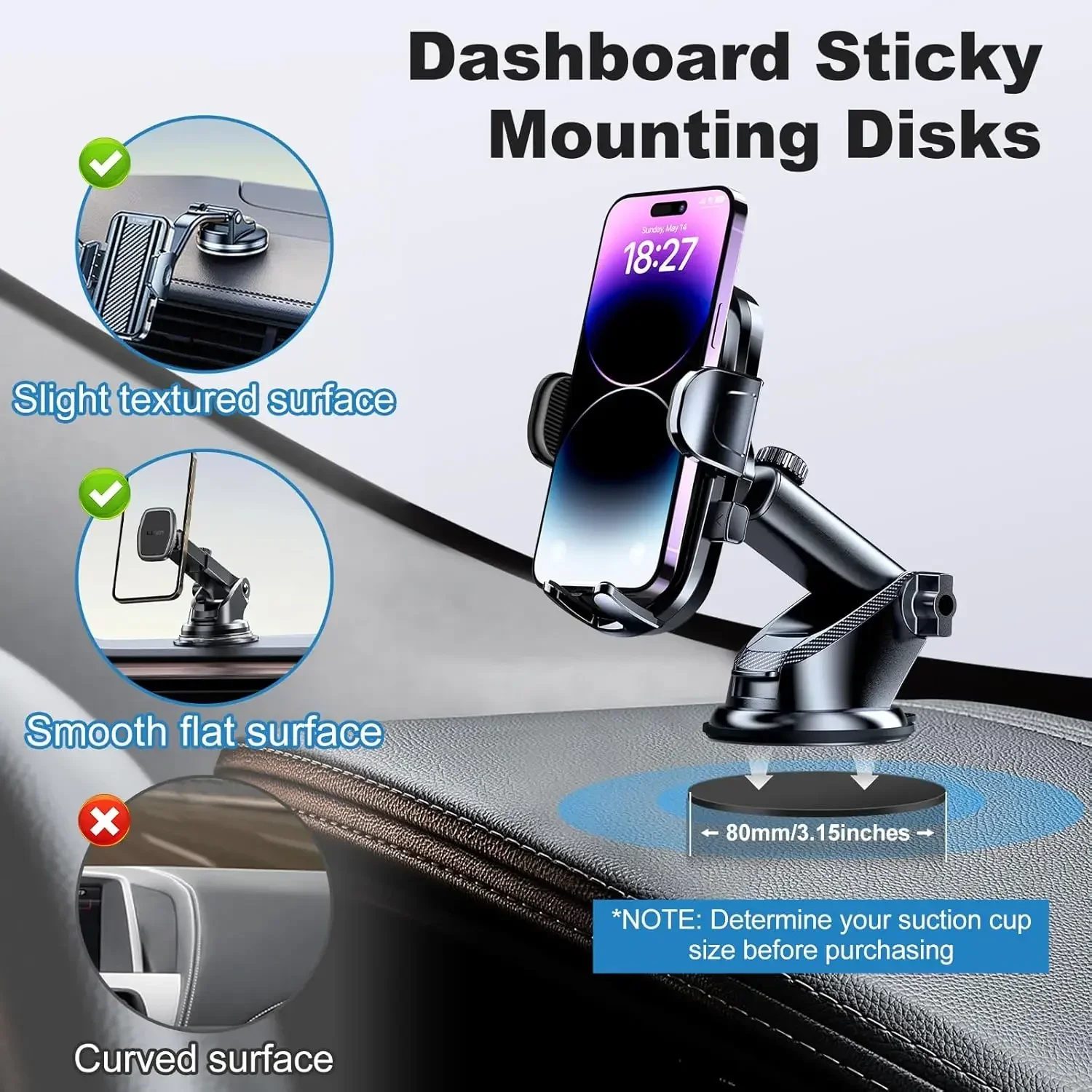 Universal Dashboard Adhesive S - Phone Accessories Are ulasan dan harga
